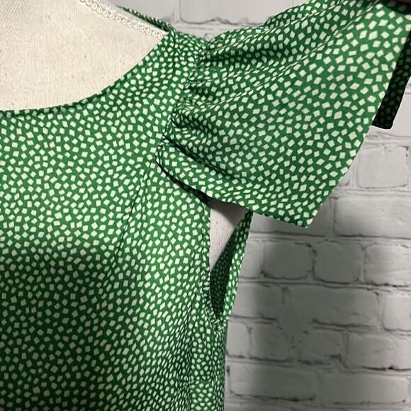 Zara Basic - Dress - Green and White - S - Picture 2 of 4